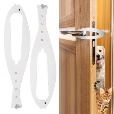 Cat Door Latch Adjustable Good Toughness Keep Dog Out of Litter Box And Cat Feeder Pet Supplies
