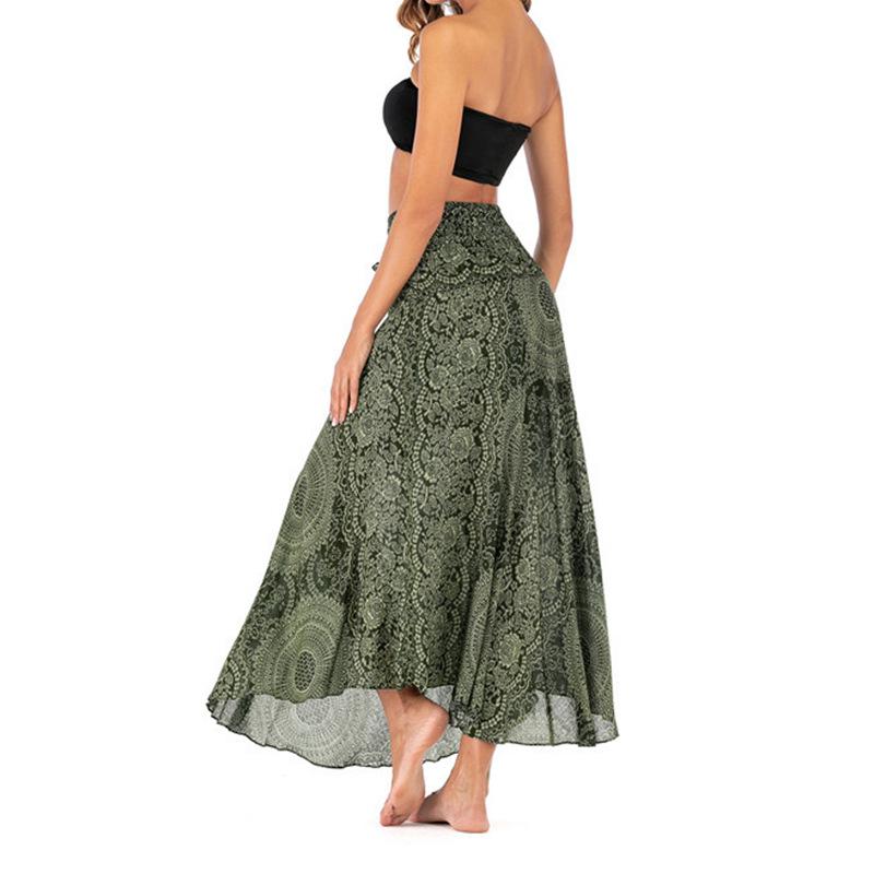 Bohemian Cross-Border Beach Dress: Thai-European-American Style, Two-Wear with Large Hem