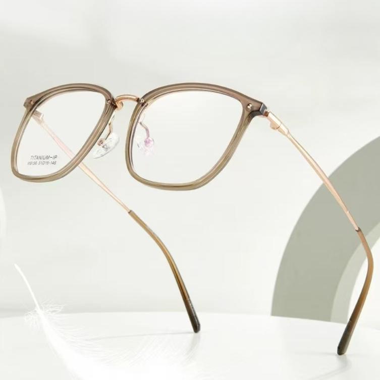 Lesebrille Modisch Rechteckig Blaulichtfilter Neutral Beliebt High-End Sensorische Brille Metall+PC Brillengestell