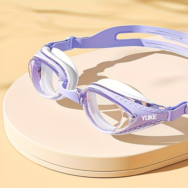 

HD Anti-Fog Waterproof Swim Goggles, Comfortable & Adjustable, Clear Vision for Men Women фиолетовый