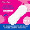 Protege-slips - CAREFREE - FlexiForm - 58 Pièces - Hypoallergénique - Ultra Fin - Léger