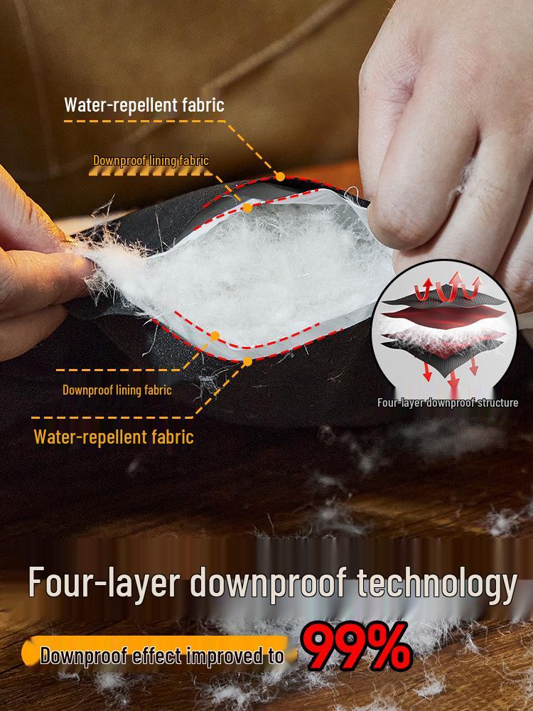 2025 Unisex Lockerer Schnitt Koreanischer Stil Herbst/Winter Daunen Arbeitsweste