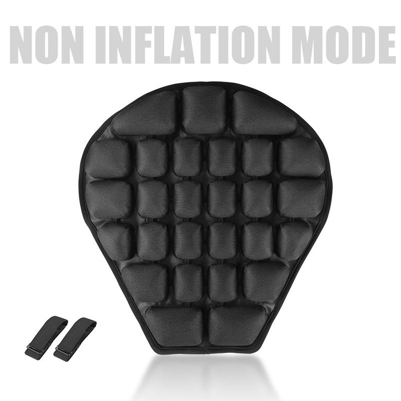 

Motorcycle Seat Cushion Cover Motorbike Pressure Relief Comfortable Seat Cushion Inflatable Breathable Cool Air Ride Seat Pad