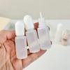 10 ks plnitelných lahviček s uzávěrem prázdná kapací lahvička průhledný plast základový krém cestovní kosmetické vzorkové nádobky