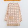 2023 Women's Long Sleeve Printed Kitchen Apron - Oil-Proof Fashion Smock for Cooking