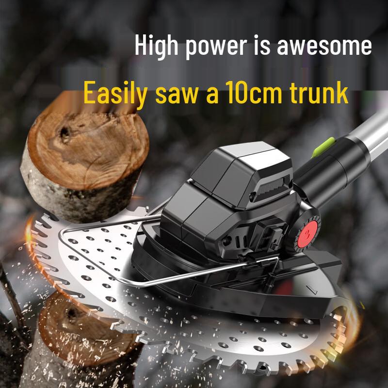 BAIPUXI Cordless Electric Lawn Mower CN plug (adapter included)
