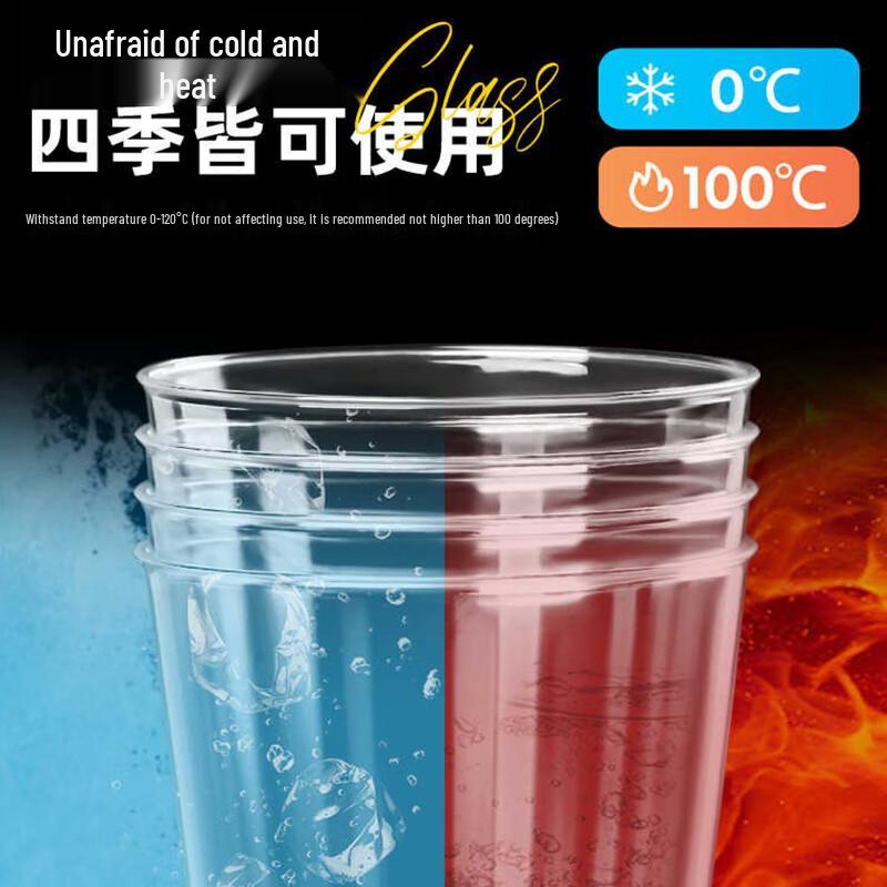 CDEIN Disposable Hard Plastic Airline Water Cups