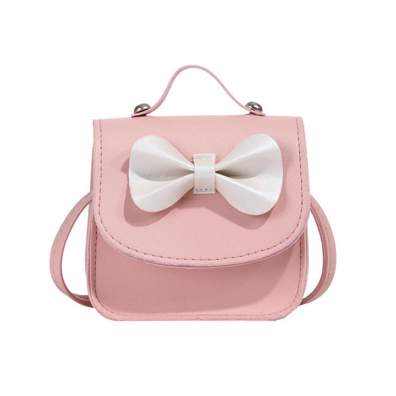 Bolsa de Ombro Infantil Estilosa Com Design de Laço Fofo Perfeita Para Uso Diário de Meninas e Meninos
