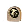 Warm Lights 3D Engraved Lamp Wooden Base Plug and Play Wood Crystal Night Light Decorative Laser Engraved