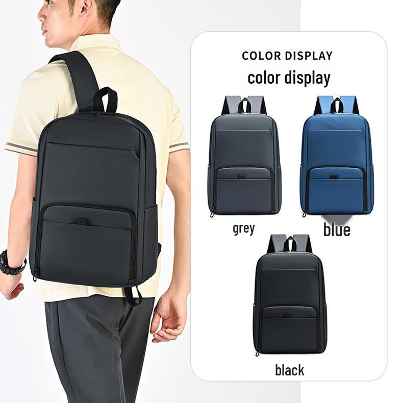 Men's Stylish High-Capacity Waterproof Business Travel Backpack