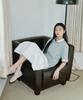 GLW [Unisex] Button Henley Neck Short Sleeve T-Shirt Gray