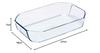 Synergy Trading PYREX Rectangle Roaster Oven Dish, 2.1L