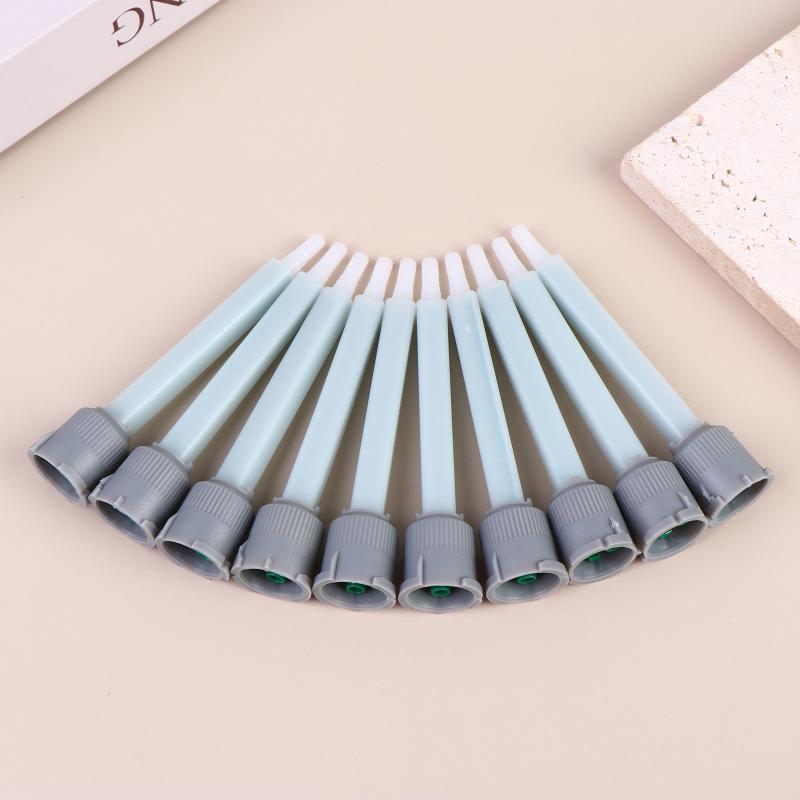 10Pcs Epoxy Adhesive Mixing Nozzles,Glue Static Mixer ,Adhesive Mixing Tube (1:1 Ratio)For Ab Glue Gun, Liquid Mix
