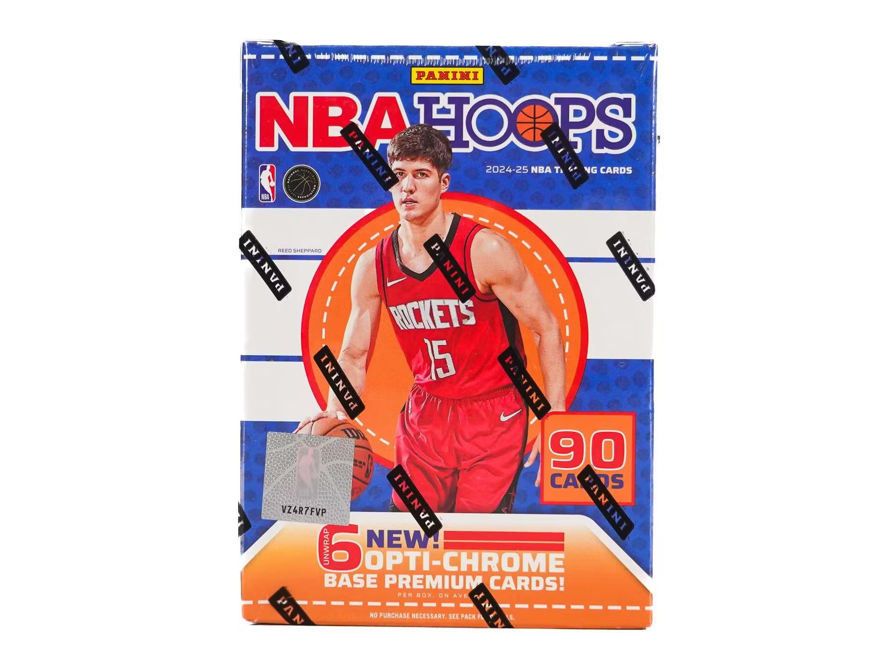 

2024/25 Panini Hoops Баскетбол 6 пакетов Хобби Бластер Коробка для торговых карт (Эксклюзив для хобби-бластеров - Параллели с синим прицелом, красным прицелом и зеленым прицелом)