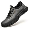 Classic New Men's Loafers Casual Outdoor Shoes Versatile Hiking Travel Shoes Men's Genuine Leather Shoes Non Slip Free Delivery