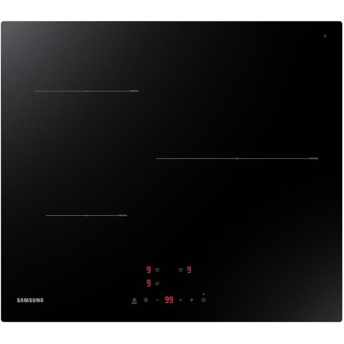 Table induction SAMSUNG NZ63T3706A1/UR - 3 foyers - L59 cm - Zone 28cm
