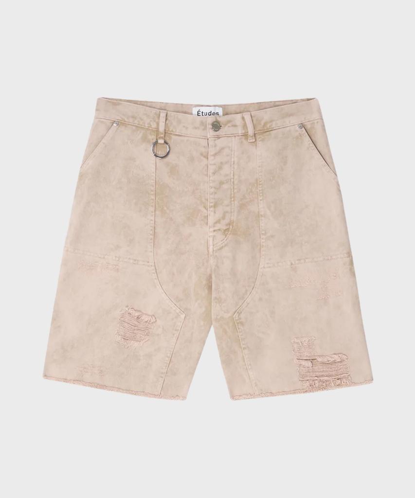 Ettwideuseutyudio (U) Friche Trousers Denim Dyed Sand