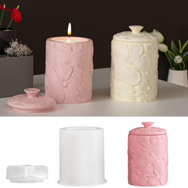 Flexible Sturdy Silicone Epoxy Resin Castes Mould Flower Shaped Jar Dishes Mould for Craft and Home Decoration