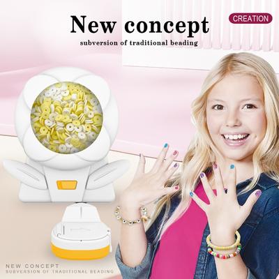 1Pc Automatic Beading Machine Plastic DIY Bead Stringer for Seed Beads Soft Clay Electric Beading Tool Safety