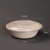 ZISIZ Sugarcane Bagasse Square Bowls with Lids