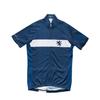 KAPELMUUR X Kyubey Limited Edition Design Cycling Short Sleeve Cycling Kapel Houndstooth Unisex Cycling and Houndstooth Size Jersey, Jersey, Blue,