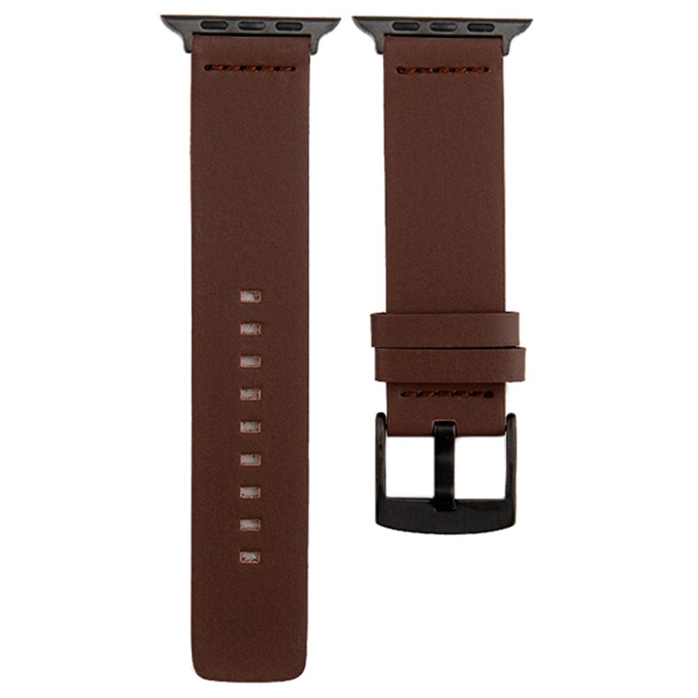 

Watch Band for Apple Watch Series 10 42mm/9 8 7 41mm/SE (2023) SE (2022) SE 6 5 4 40mm/3 2 1 38mm Watchband Genuine Cow Leather Watch Strap Brown
