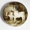 Walter Hunt Fratelli Pittura Arte Piatto Edgar Hunt Animale Cane Gatto Pecora Cavallo Piatto Decorativo Piatto da Appendere Arte Sfondo