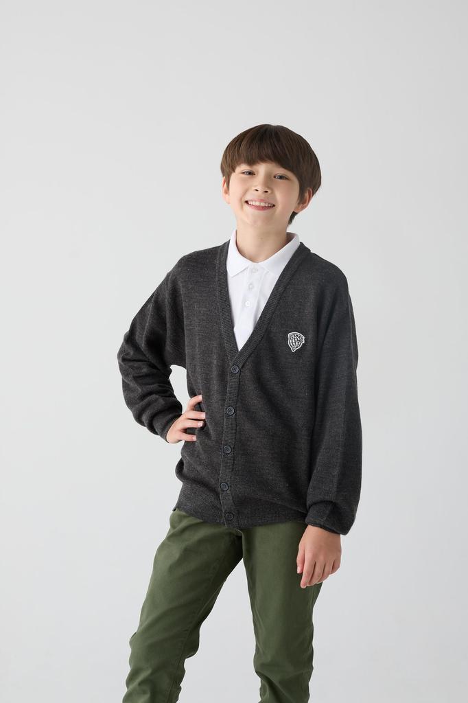 Beams School Skole Strikkejakke for Barn V-Hals (140902)