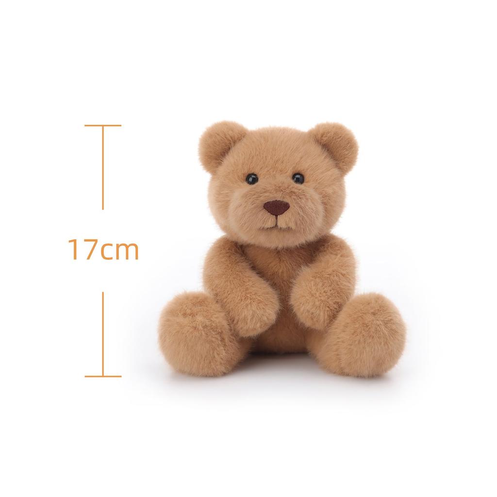 Apricot Lamb Innocent Bear Mikel Children's Plush Toy, Soft and Cute, Fluffy Innocent Bear Mikel for Girls and Boys, 17cm