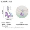Authentic Charm Bead Charms Copper Dreamy Rainbow Unicorn Color Pendant Bead Charms Compatible With Bracelets Women Jewellery Making Diy Gift