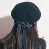 Headwear Bow Beret Caps Soft Newsboy Cap Warm Beanies  Women's