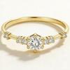Women Twig Leaf Stackable Gold Rings Set Vintage Zircon Bands Dainty Jewelry for Birthday Holiday Anniversary