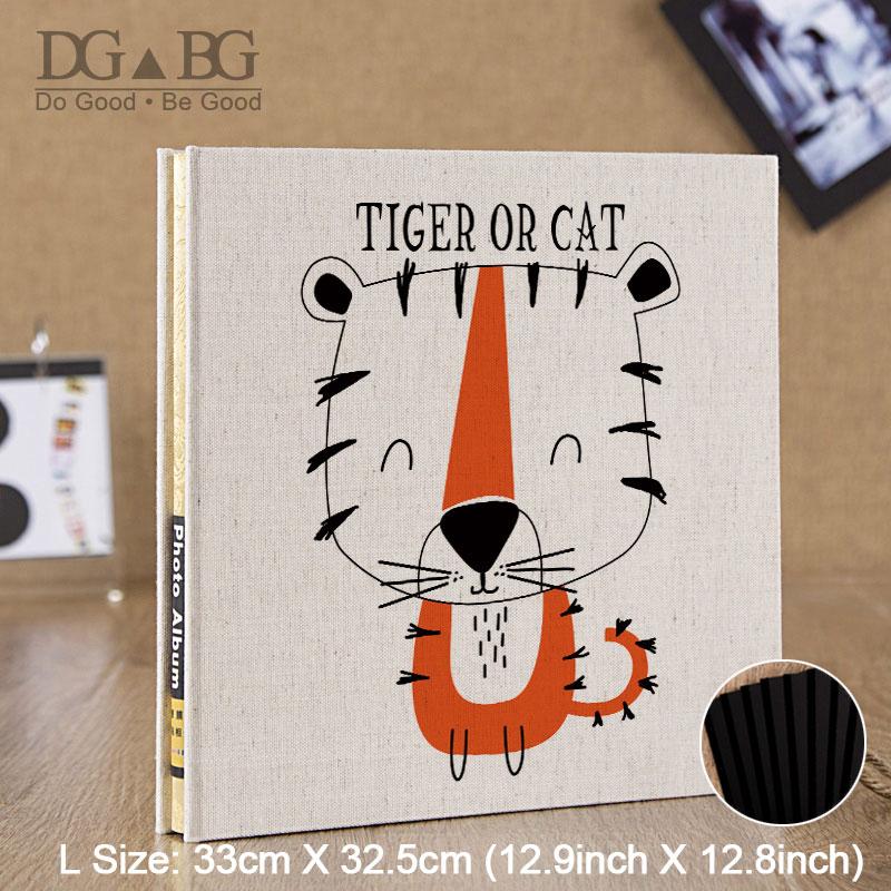 

Photo Album Self Adhesive Magnetic Scrapbook Book with 40 Page Hardcover DIY Gift Hand Made Baby Birthday Christmas Anniversary
