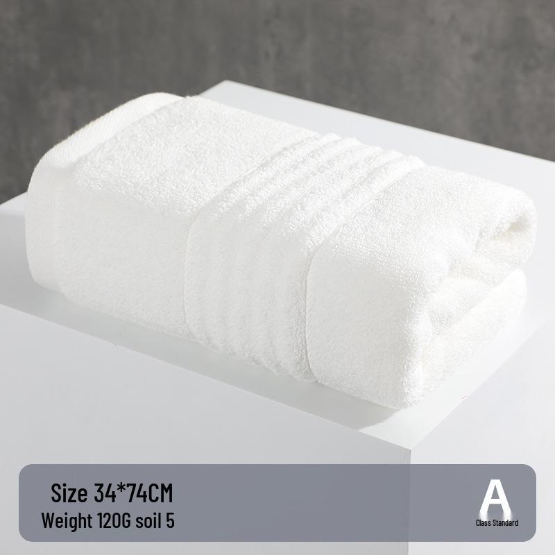 100% A-Grade Antibacterial Cotton Bath Towel - Thick, Soft, Absorbent, Quick-Drying, Adult Size Washcloth
