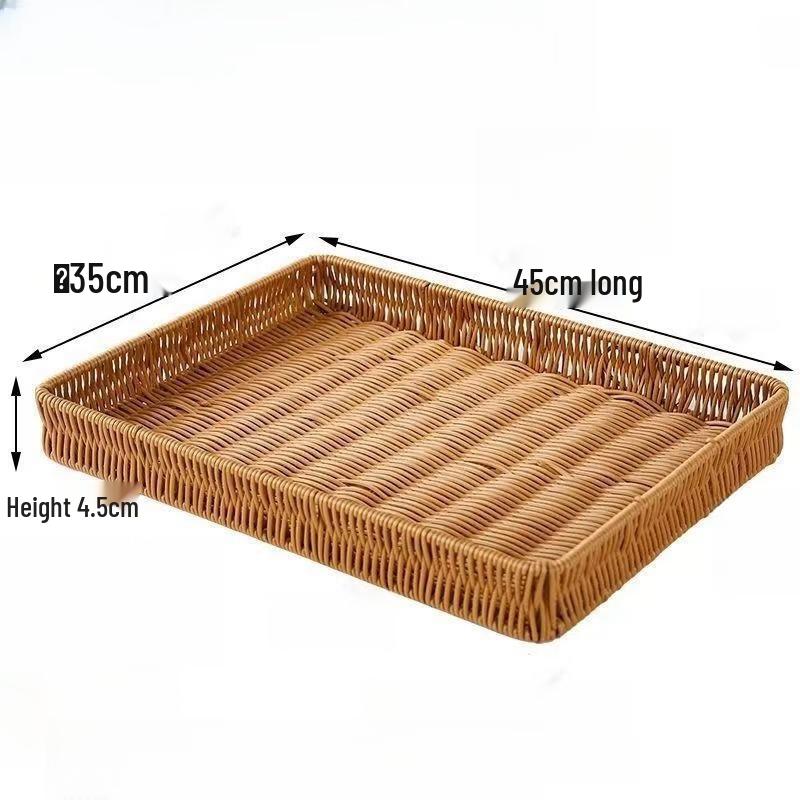 Handwoven Rattan Storage Basket