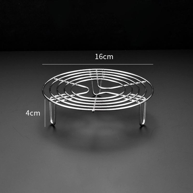 304 Stainless Steel Steamer Rack Multifunction Pot Steaming Tray Dumplings Eggs Grill Stand Kitchen Tableware Cooking Utensils