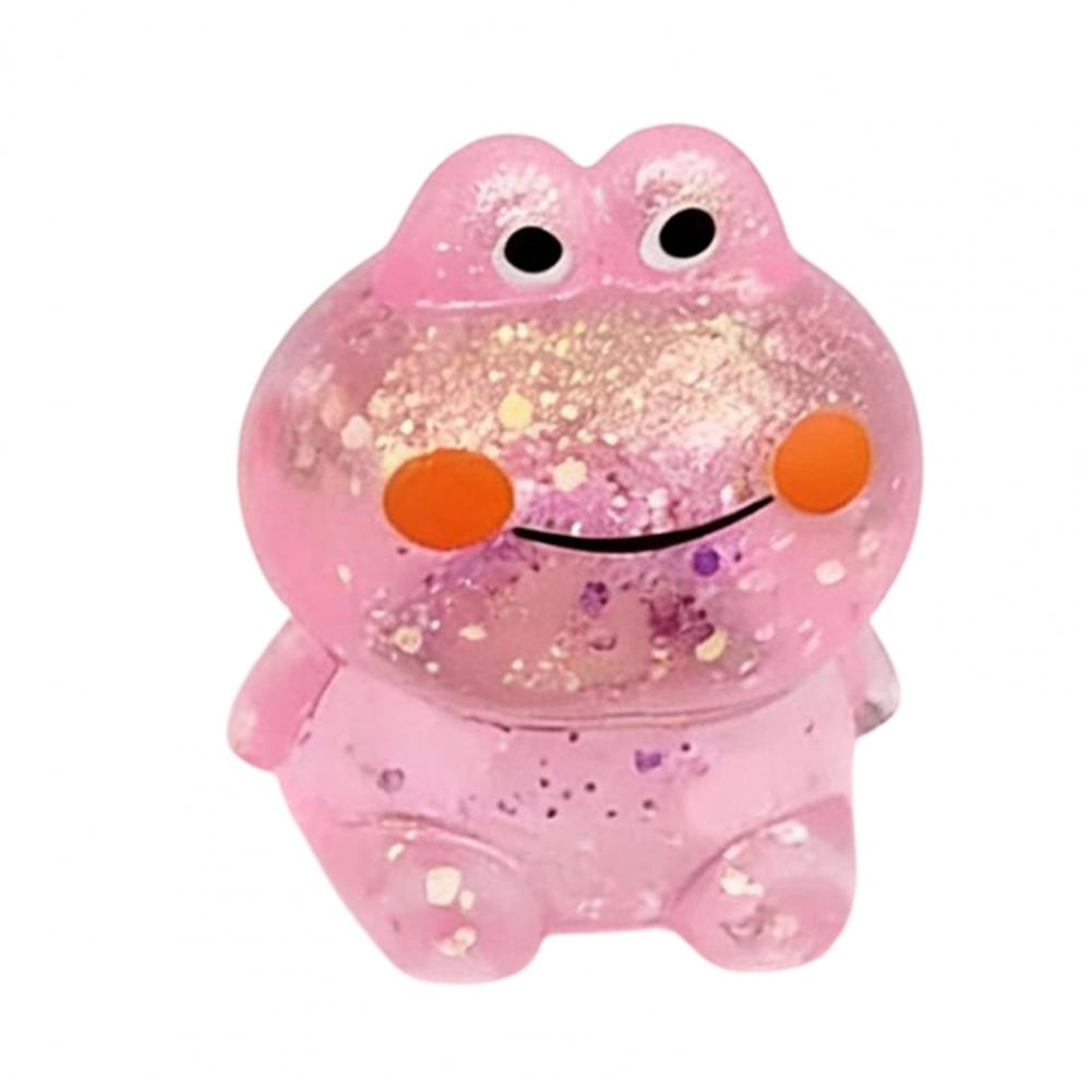 

Anxiety Relief Rabbit Toy Glitter Frog Stress Relief Toy Slow Ball Anxiety Relieving Hand Squeeze Toy for Relaxation Focus
