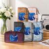 Fashion Whale Printed Long Wallet Multi Card Slot Portable Casual Leather Purse