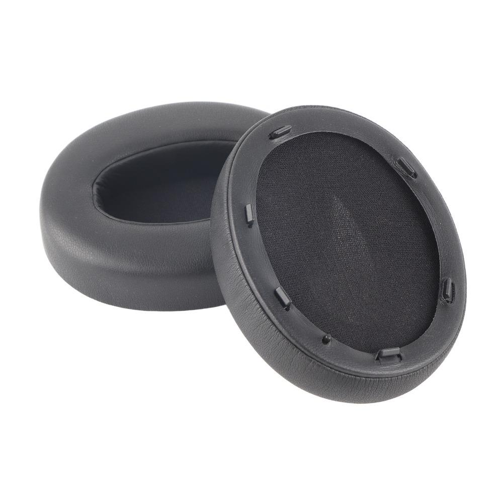 2PCS Leather Replacement Ear Pads Ear Covers for Sony WH XB910N Headphones Replacement Parts