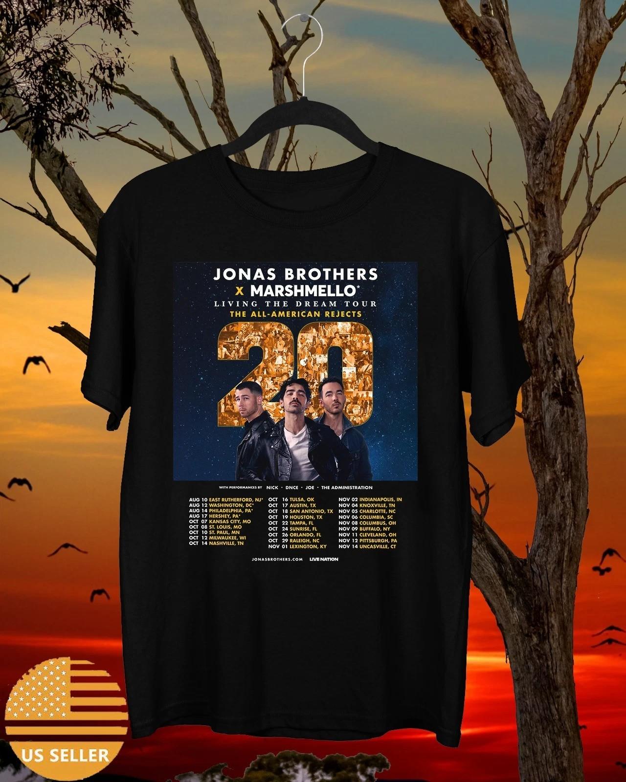 The All-American Rejects Living The Dream Tour 2026 T Shirt Full Size XXXXL