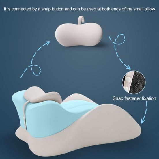 Butt Cushion for Couples Multi-Position Body Pillow Memory Foam Hugging Support Pads for Side Stomach Sleepers Posture Correcting Wedge Pillow