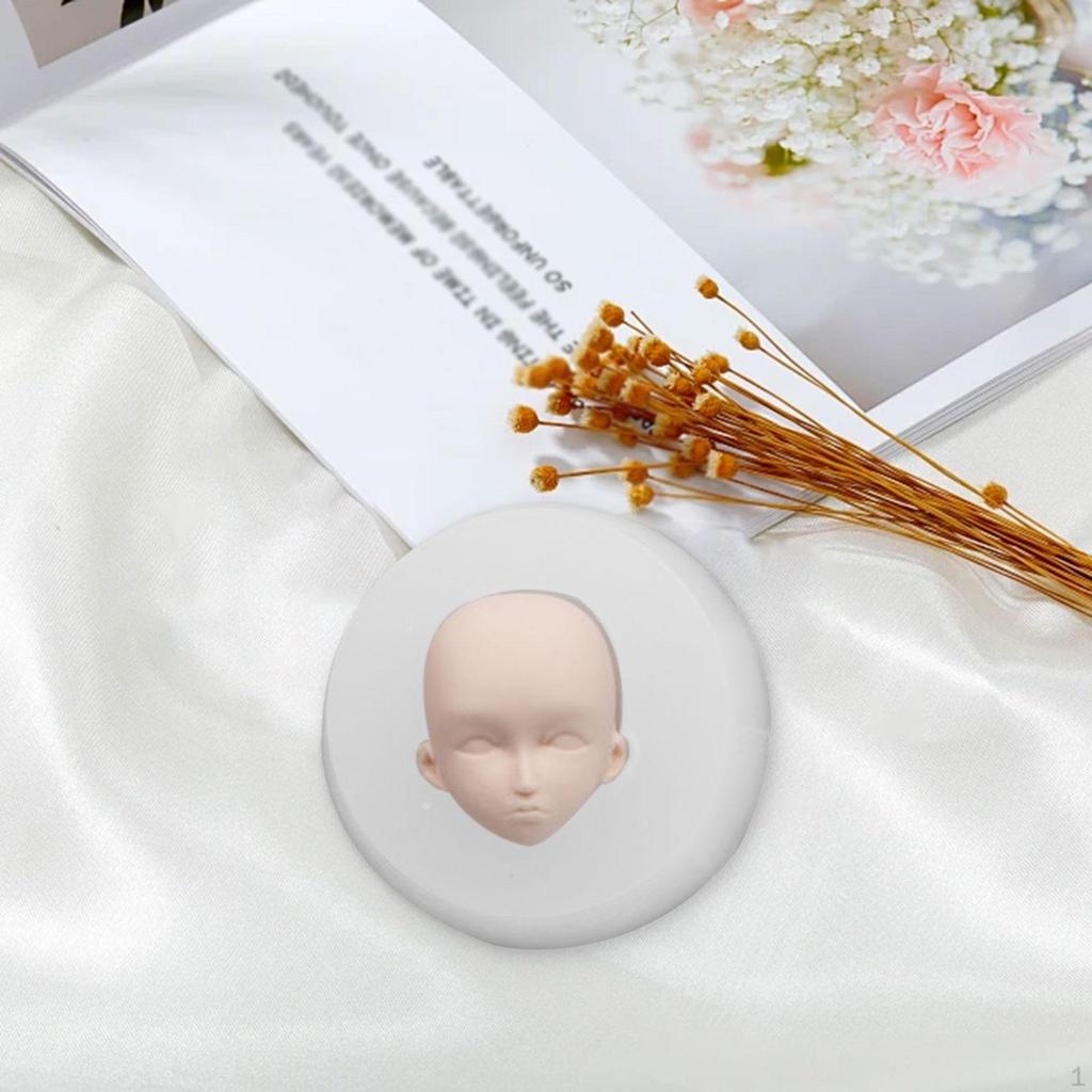 Clay Doll Face Human Casting Reusable Handmade Craft Project Decor Crafting Tool Facial for DIY