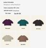 Korean Style Unisex Baby Sweatshirt - Thick Pure Cotton, Trendy Round Neck for Spring & Autumn