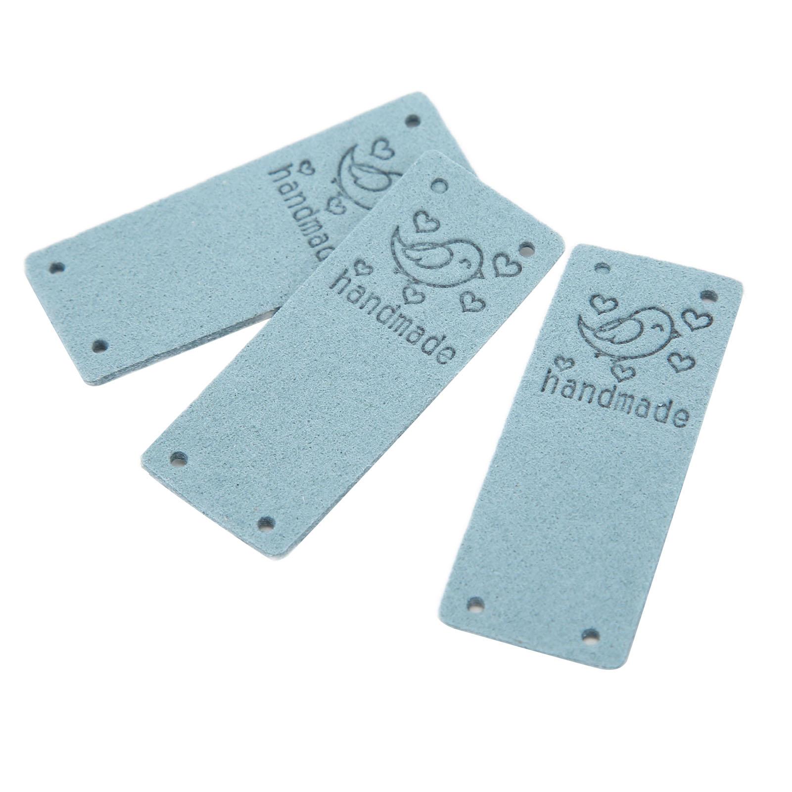 

100 шт. ПУ кожаная этикетка цвет птицы ручная работа мягкая 4 отверстия полезные DIY аксессуары для кошелька шляпа(синий синий