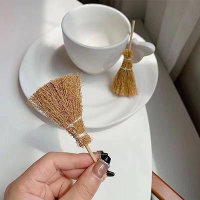 Mini Holz Besen Modell Haar Clip Pin Für Frauen Haarnadeln Entenschnabel Klemme Barrettes Haarklammern Haar Zubehör Mädchen Schmuck