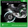 1:9 Kawasaki Ninja H2R Motorcycles Model Alloy Car Toys Can Spray Miniature Motorcycle Wheel Shock Absorption Vehicle Home Decor