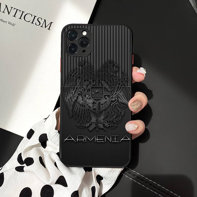 Armenia Armenians Flag Phone Case for iPhone 11 12 13 Mini Pro XS MAX 8 7 6 6S Plus X 5S SE 2020 XR Case