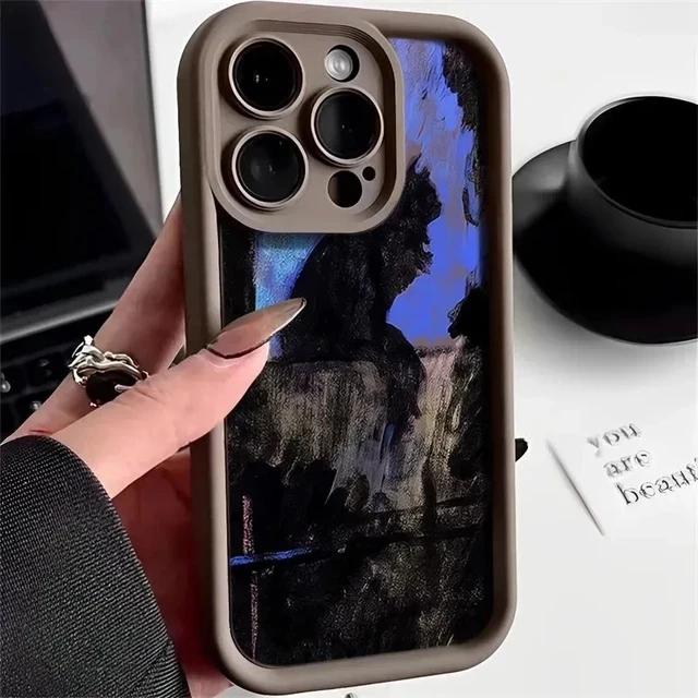

Чехол A54 5g Для Samsung A16 Темный Забавный Монстр Кот Лиса S22 Plus S21FE S23 S24 S25 Ultra Galaxy A15 A55 A52 A53 A13 A34 A32 Обложка A55