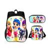 True and the Rainbow Kingdom backpack, pencil case, shoulder bag, 3Pcs set, cartoon print, kindergarten, children and students