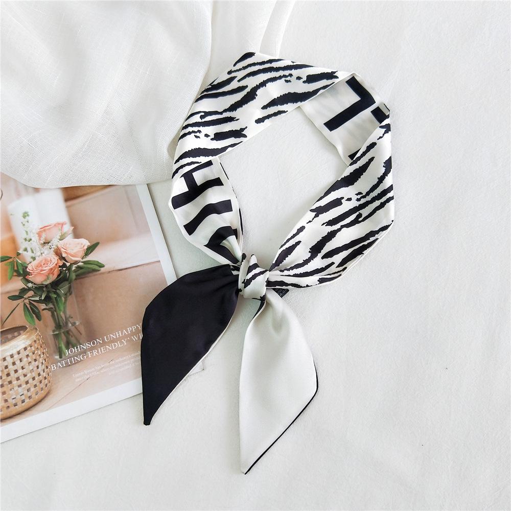 New Scarves Silk Scarves Women'S Spring And Autumn Season Long Decorative Professional Scarves Summer Thin Styles Paired With Shirts Stylish